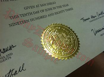 Fake Diploma Seal Samples
